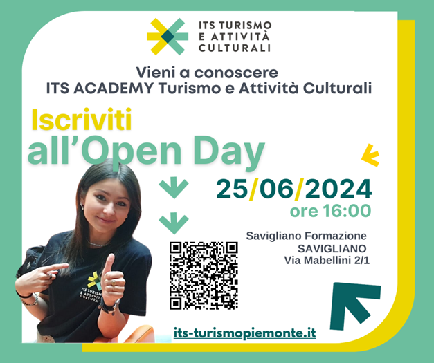 Scopri il Tuo Futuro con ITS Academy Turismo e Attività Culturali – Vieni all’Open Day a Savigliano!