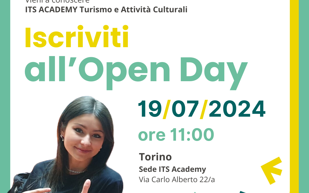 19 luglio – Open Day a Torino – Un’estate per decidere il tuo futuro!